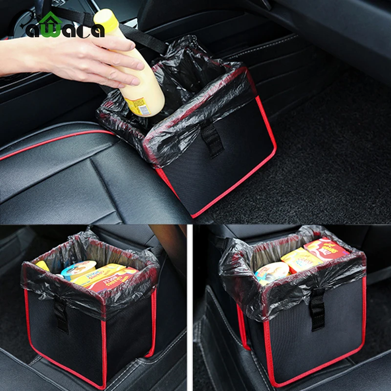 Практичные пряжки для сидений мусорная корзина складная сумка хранения