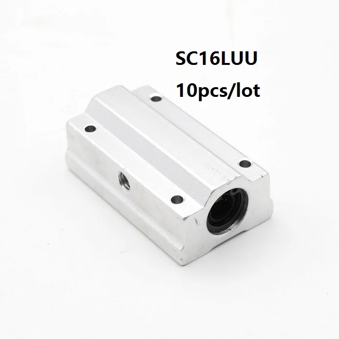 10 шт./лот SC16LUU SCS16LUU Линейный Корпус длинного типа линейные блоки подшипников для 16