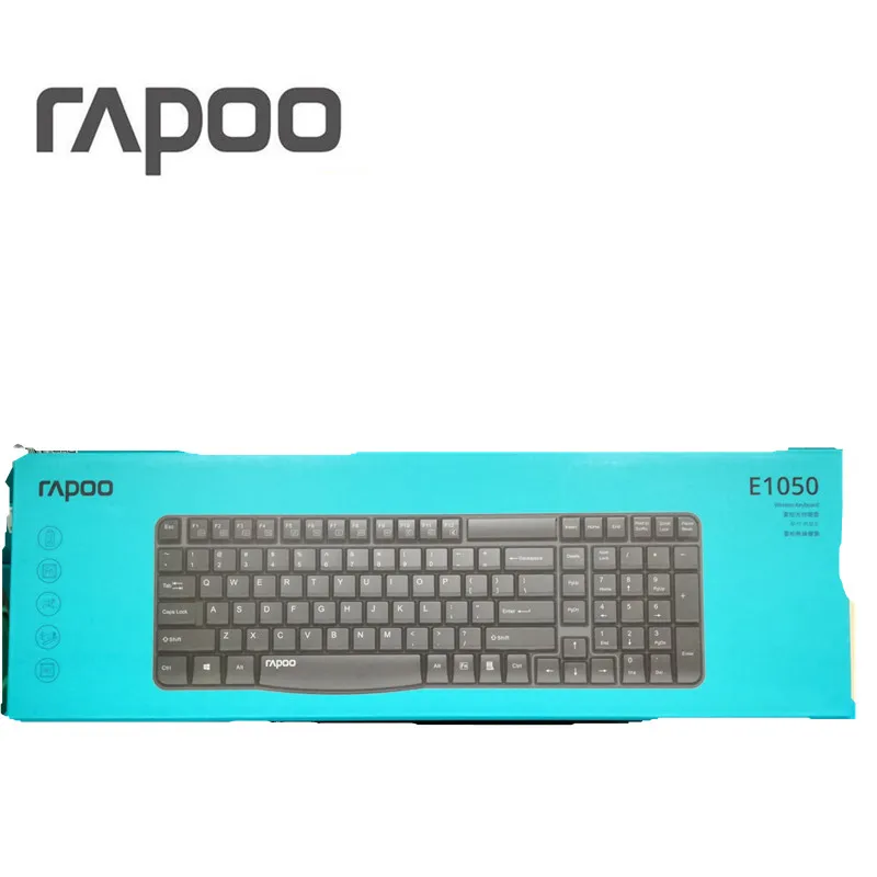 Rapoo E1050/X1800S 2,4G Беспроводная клавиатура USB для ПК ноутбука настольный стол