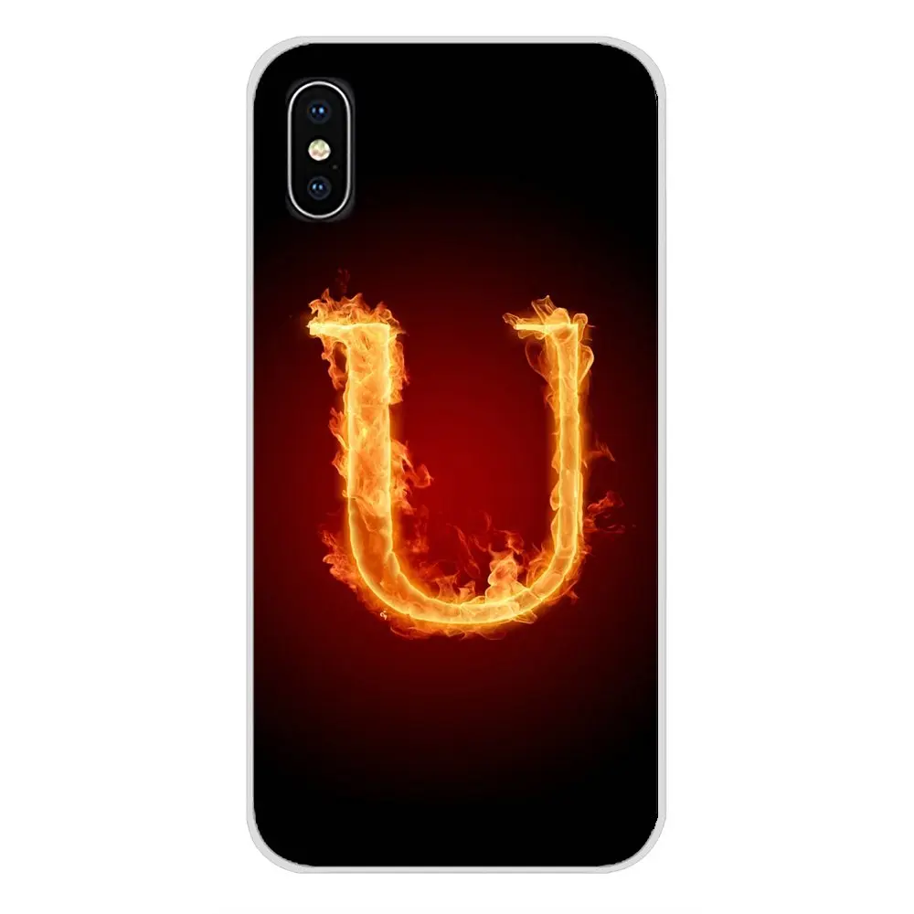 Letters On Fire Art Black Silicone Phone Case Cover For Xiaomi Mi4 Mi5 Mi5S Mi6 Mi A1 A2 5X 6X 8 9 Lite SE Pro Max Mix 2 3 2S | Мобильные