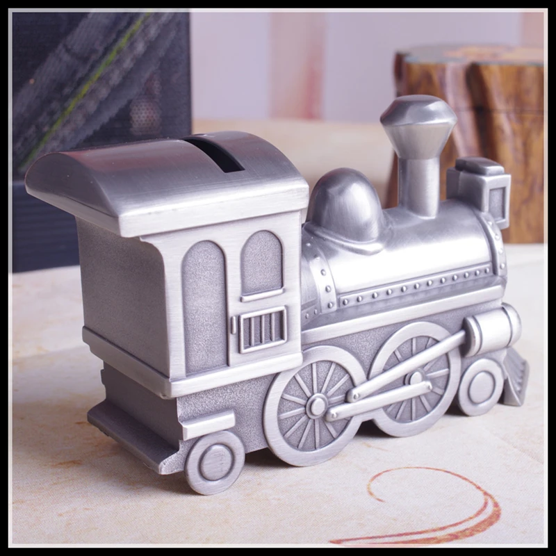 ElimElim Высокое Качество Копилка Ретро Олова Денежный Ящик Автомобиля Монет Банка