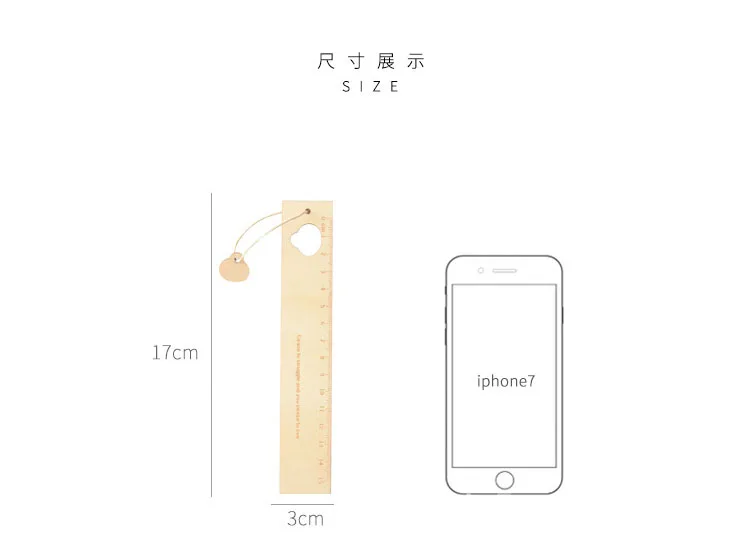 Cute Cartoon Horse Wooden Ruler Creative Hollow Tower Scale Template For Kids Gift Korean Stationery Office School Supplies