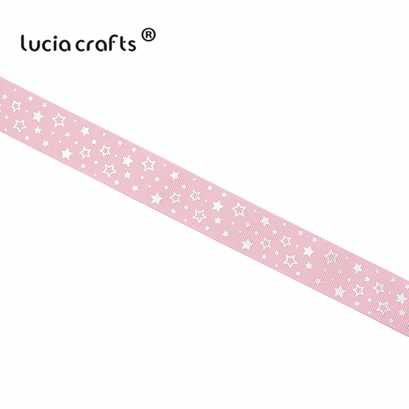 Lucia crafts 5y/6y/10y 25 мм корсажные печатные ленты бант ручной работы для самостоятельного пошива одежды аксессуары для упаковки S0203
