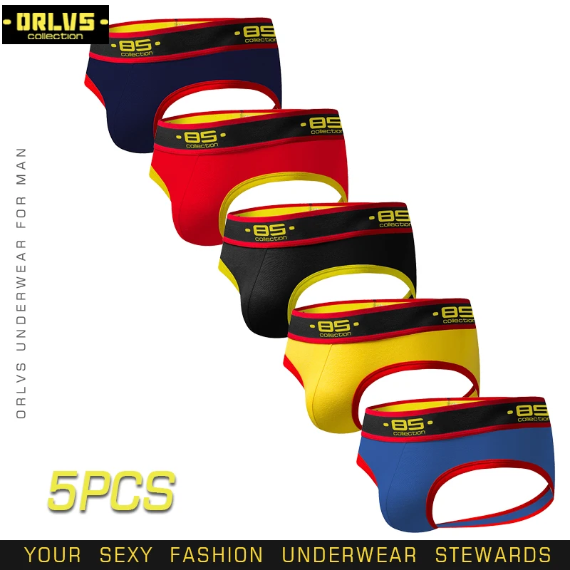 BS 5 шт./лот сексуальное мужское нижнее белье сетчатый Мужской бандаж низкая талия