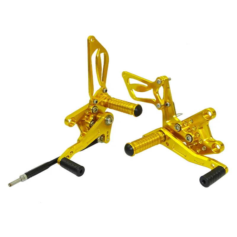 waase GSXR1000 Motorcycle Adjustable Rider Rear Sets Rearset Footrest Foot Pegs For SUZUKI GSXR 1000 2000 2001 2002 2003 2004|foot pegs|footrests