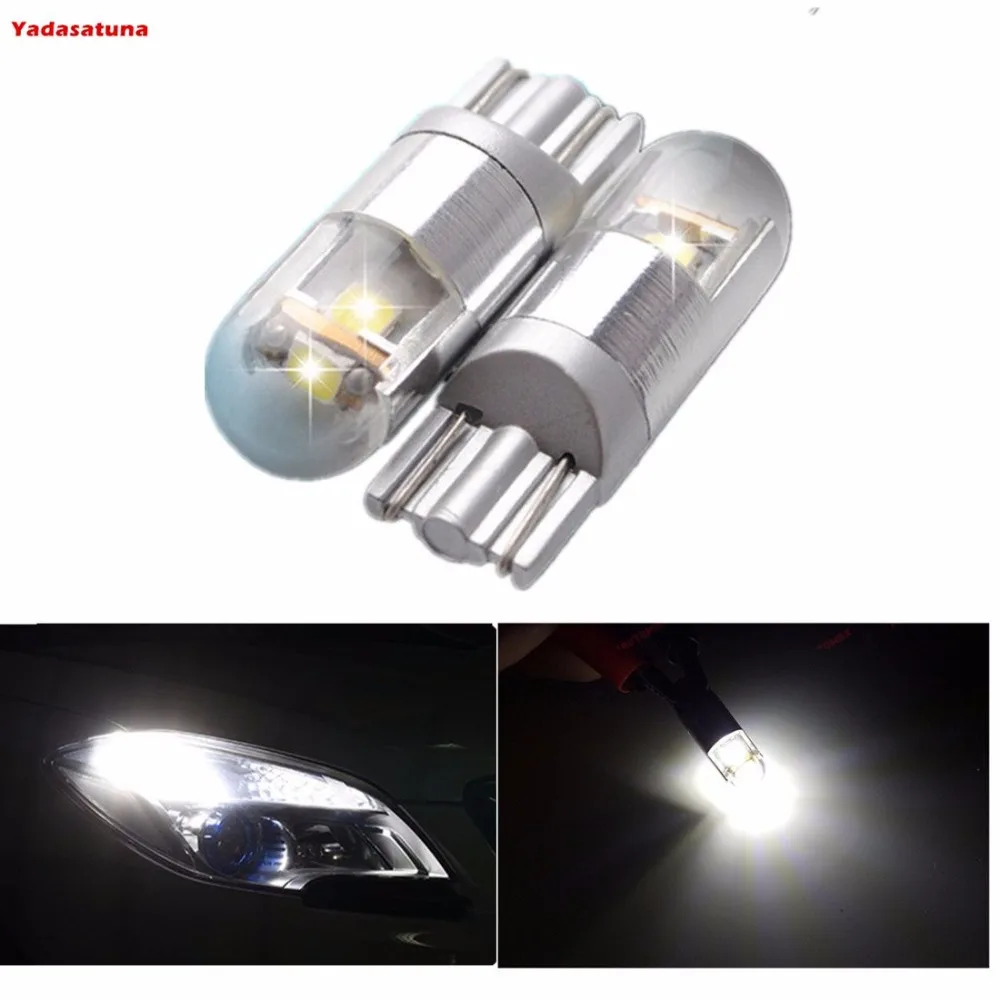 

4X высокое Мощность T10 W5W 168 3-3030 чипы светодиодный 6500 к автомобиля для чтения светильник, работающего на постоянном токе 12 В в белый светодиодн...