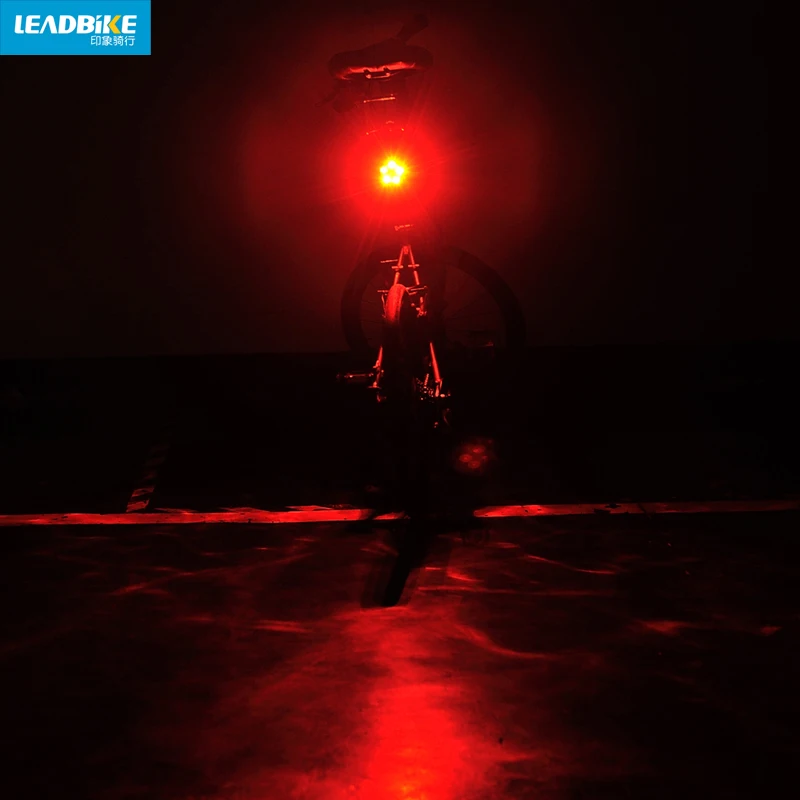 Leadbike 2020 велосипедный фонарь супер яркий 5 LED задний Водонепроницаемый