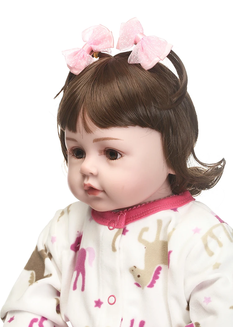 Новое поступление ручной работы Reborn Baby 58 см 23 дюймов мягкая виниловые куклы