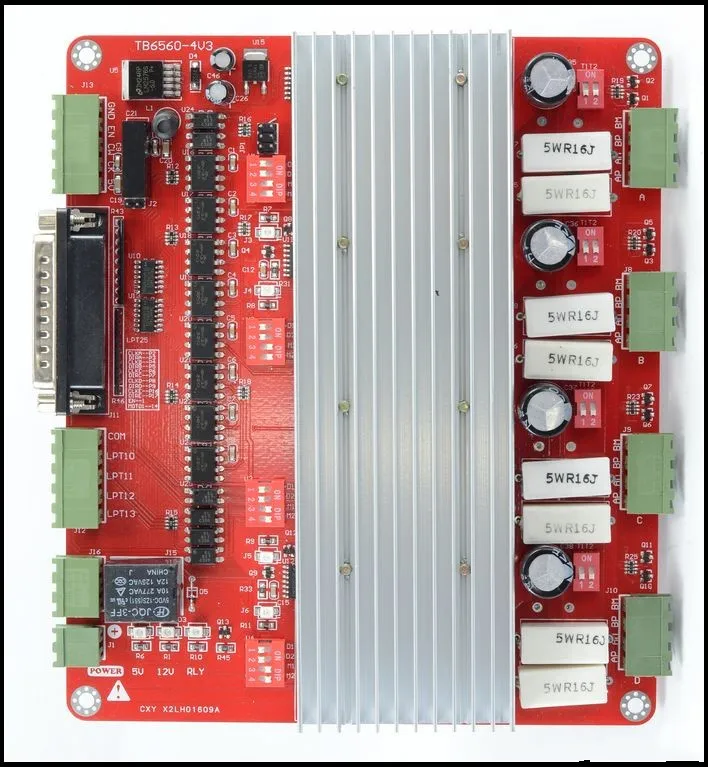 CNC 4 Axis TB6560 2.5A плата контроллера шагового двигателя|board electric|board magnetsdriver control board |