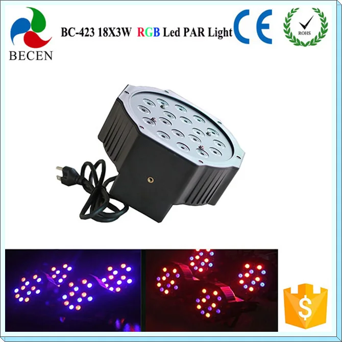 Сценическое освещение для свадьбы с сертификатом CE 18x3 Вт|stage light|par led lightpar |