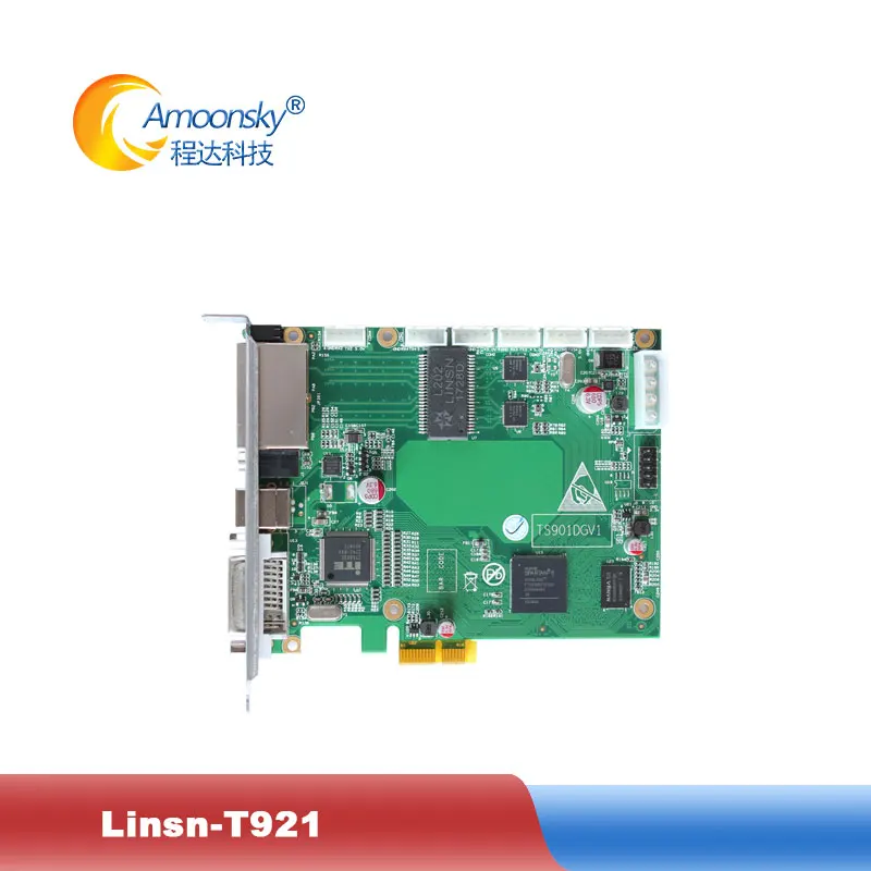 Linsn ts901d TS921 dvi-контроллер отправка карты linsn Новое поступление отправка карты TS921 Отправитель для светодиодного дисплея