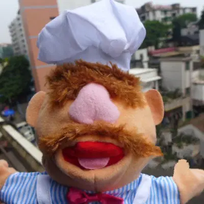 Шведский шеф повар плюшевая кукла игрушка|muppet show|the muppet showmuppets plush toys |