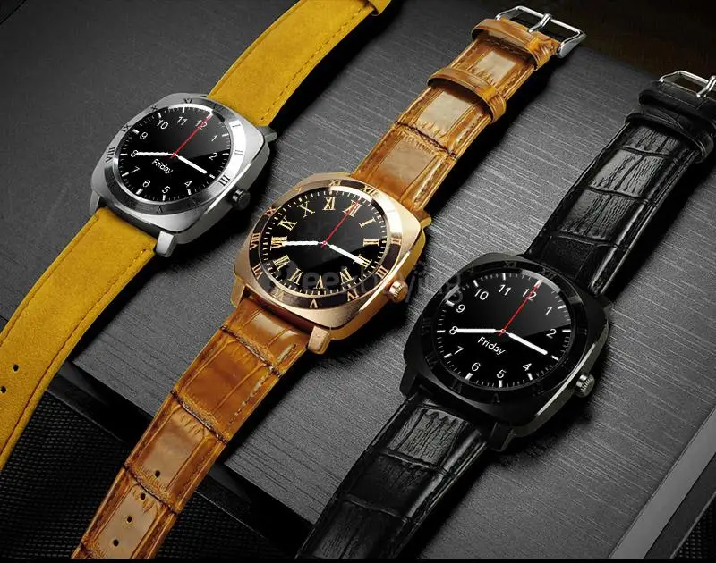 Новинка X3 Смарт часы телефон 2G SIM карта Кожаный ремешок Smartwatch спортивные Шагомер