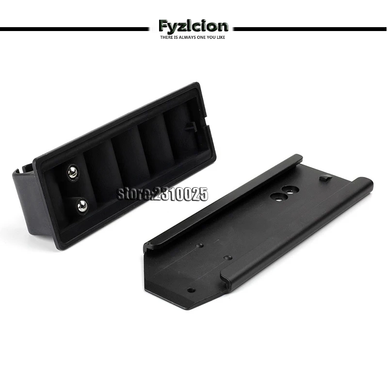 

Fyzlcion Tactical Shotgun 12 GA Holder Side Saddle Mossberg 500 590 12 Gauge GA 6 Carrier Holder Plate Kit for Hunting