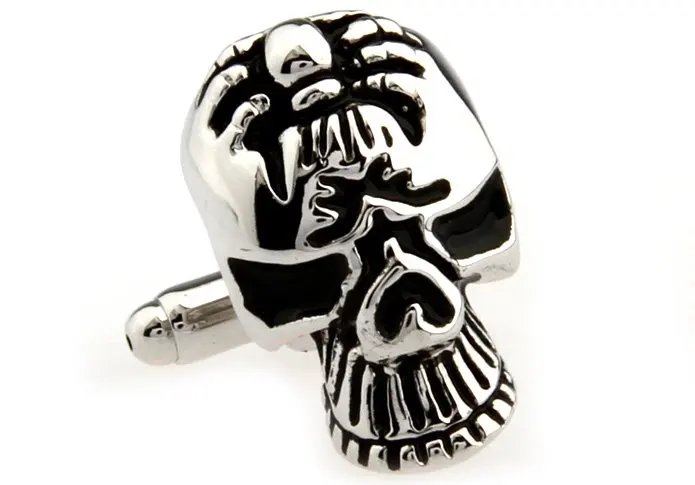 

free shipping Skull Cufflinks copper material vintage design new arrival cufflinks wholesale&retail 81581976