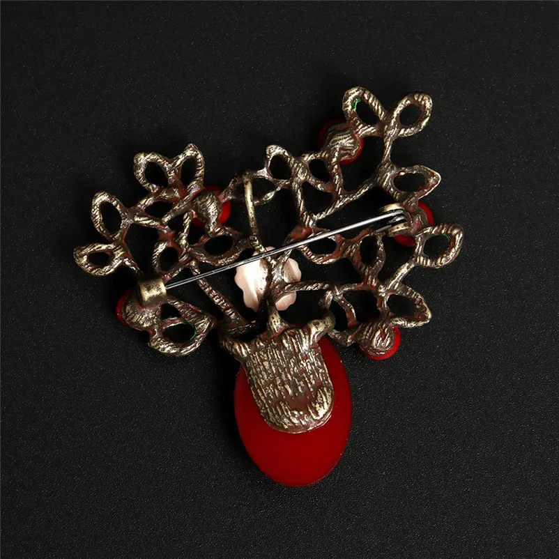 Звезда adolph Винтажная брошь в виде цветка дерева со стразами ретро пустотелая для