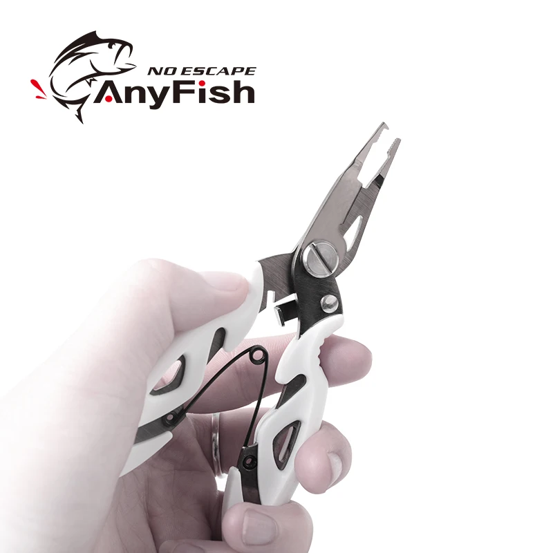 Рыболовные плоскогубцы ANYFISH ножницы с титановым покрытием оплетка приманка