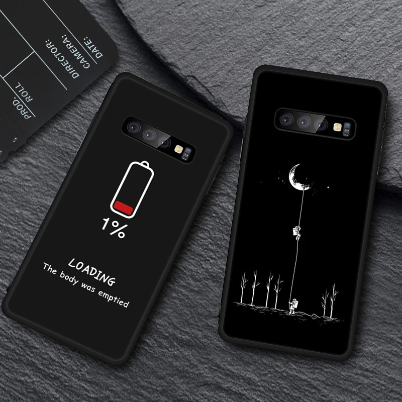 Чехол с узором для samsung Galaxy S10E S10 S9 S8 Plus, матовый Силиконовый чехол для телефона s, 10, 9, 8, 10e, милые забавные крутые Чехлы для влюбленных