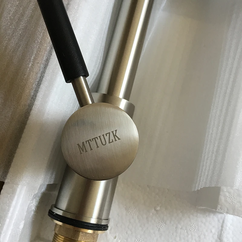 Оптом и в розницу! Матовый никелевый кухонный смеситель. Краны с пружиной.