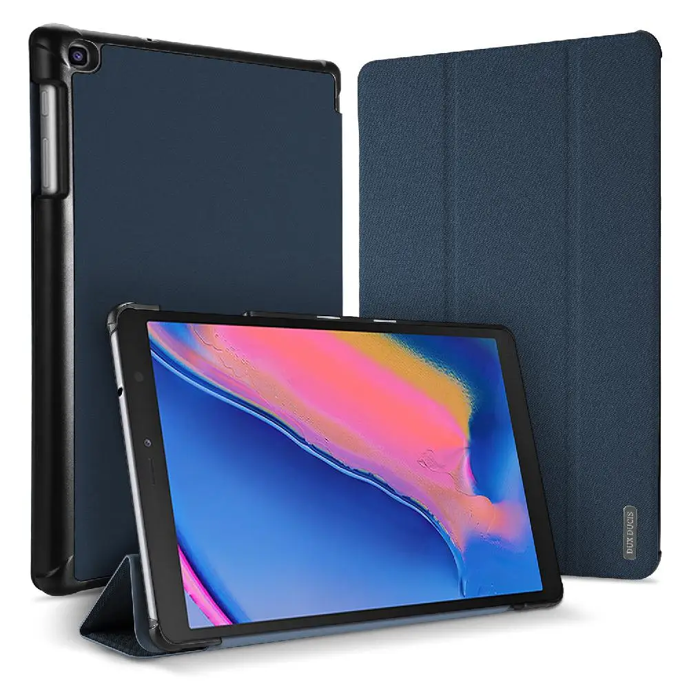 DUX DUCIS для samsung TAB A 8,0 P200-P205 из искусственной кожи чехол анти-падение Защитная подставка с карандашом держатель функция сна r60