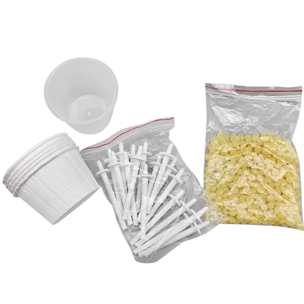 Wax Set Универсальный воск для удаления волос набор портативный 50 г удаление волос из носа воск унисекс удаление бровей косметический инструмент для чистки волос Восковая Палочка - Цвет: Wax Set