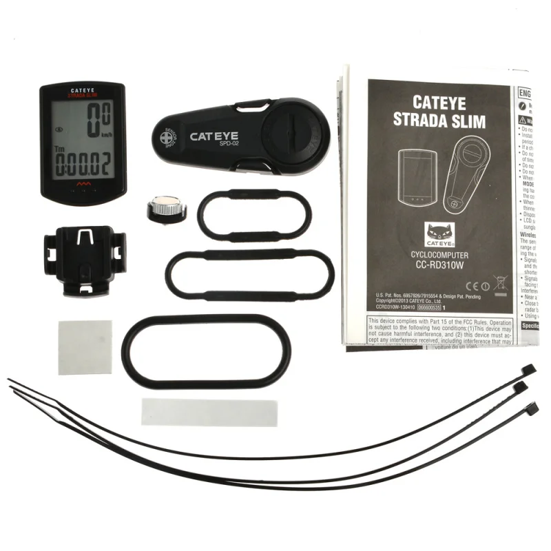 CATEYE Велоспорт компьютера большой Экран Беспроводной цифровой пробега Спидометр