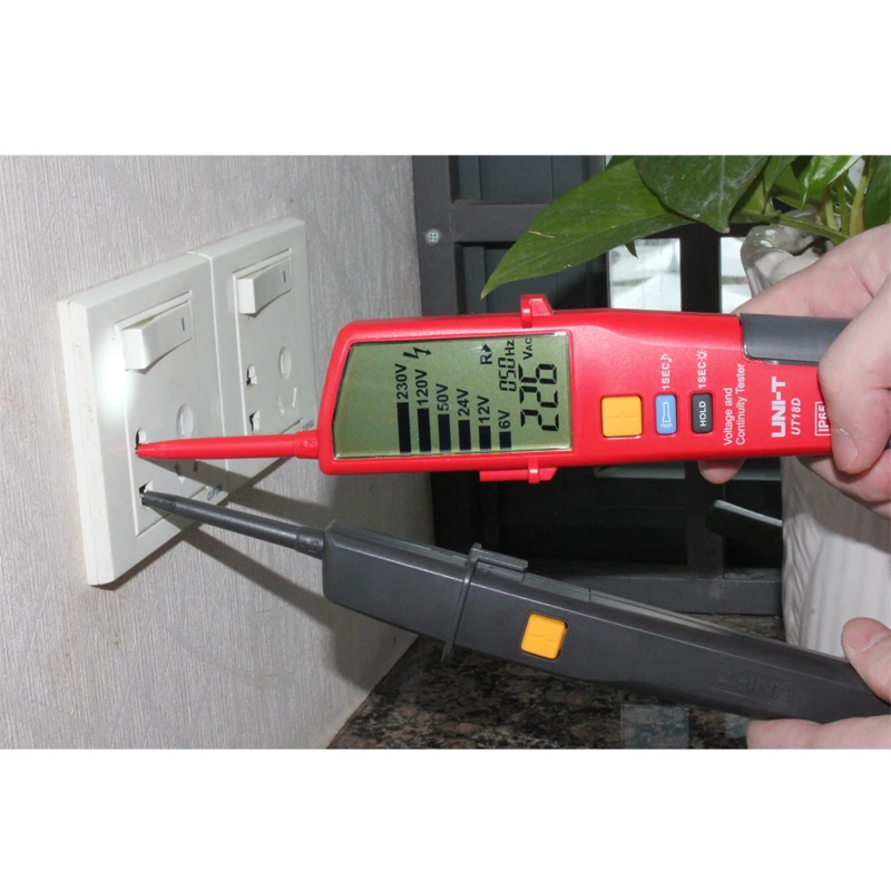 Тестер напряжения и непрерывности UT18A UT18B UT18C UT18D тест er / On Off тест/RCD тест/измерение