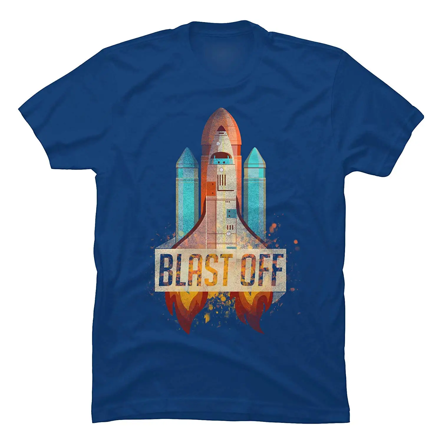

LVTIANRAN Men's Blast Off Funny Graphic T Shirt 3D Men Hot Cheap Short Sleeve Male T -shirt Game Shirt top tee