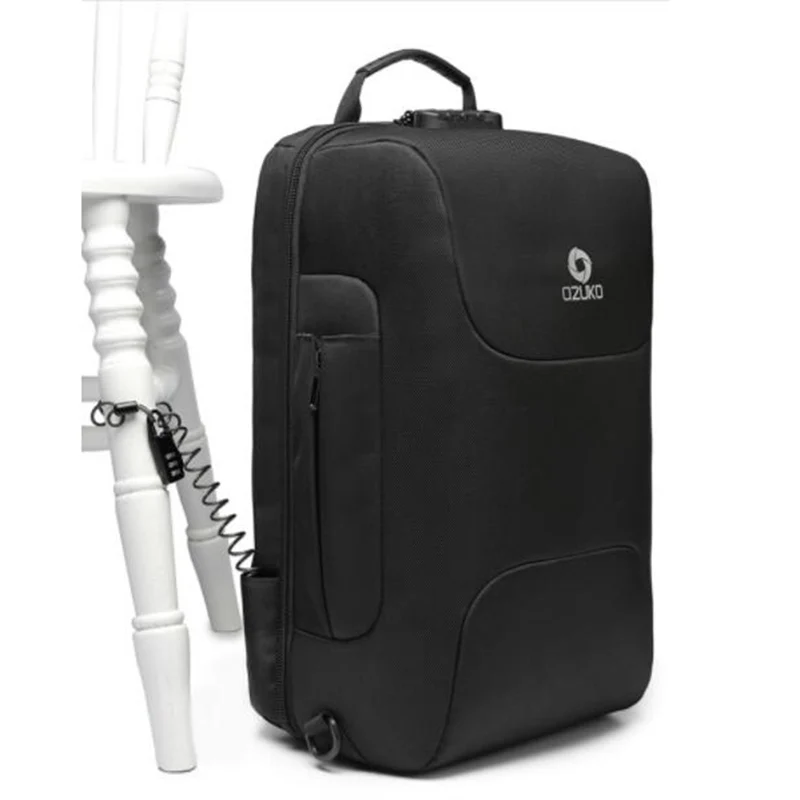 OZUKO 2019 Men Backpack New Multifunction Waterproof Anti-theft USB Charging Laptop Travel Teenage Male Bagpack Mochila | Багаж и сумки