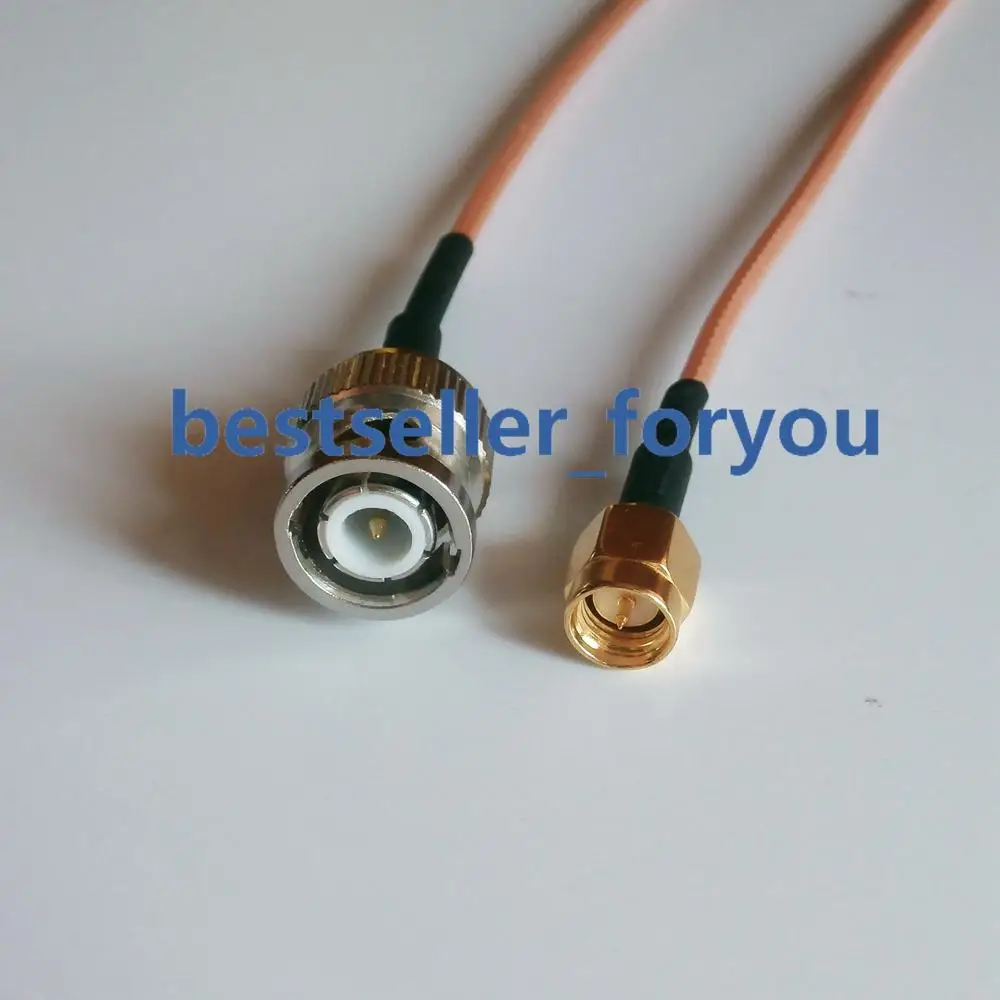 3 футовый разъем SMA типа папа к разъему BNC RF джампер кабель RG316 100 см|Соединители| |