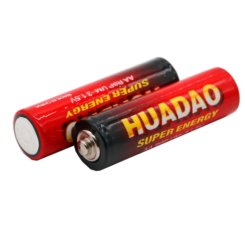 24 шт. HUADAO AA батареи R6P UM3 1 5 в углеродная батарея основной и сухой 2A для камеры