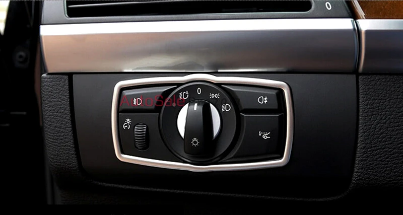Для BMW X6 E71 2009 2010 2011-2014 Нержавеющая Хром Стайлинг внутренняя Передняя головка