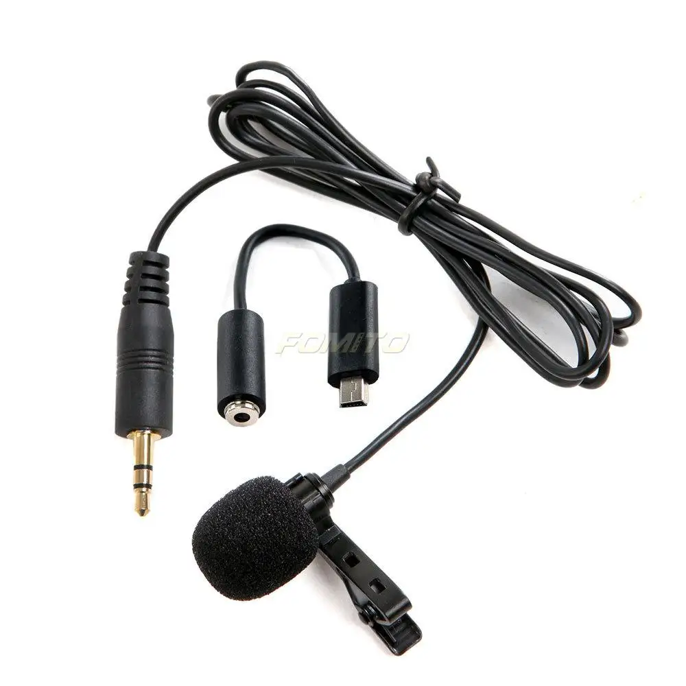BOYA BY-LM20 High Quality Brand Omni Directional Condenser Microphone/Microfone/Mic for GoPr'o/Go Pro Hero 4 2 3 3+ Sport Camera |