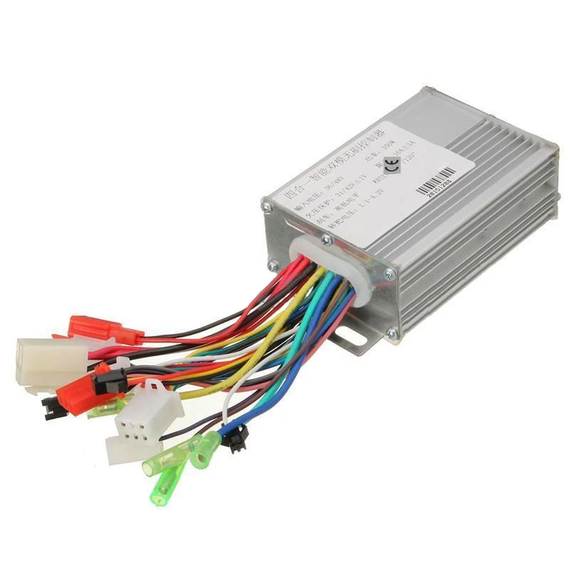 

4 In 1 Electric Bike Brushless Motor Controller 36/48V 350W Aluminium Electric Scooters New Brushless Escooter Speed Controller