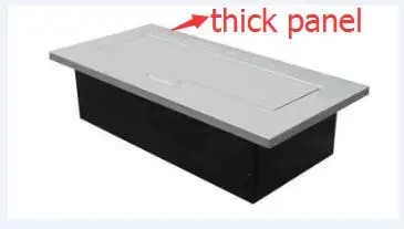 Silver Оптом 3PIN питание 1VGA 1 HDMI 1 USB 1 двойной аудио 2 данных всплывающее гнездо толстый край правый угол/тонкий край филе - Цвет: Silver