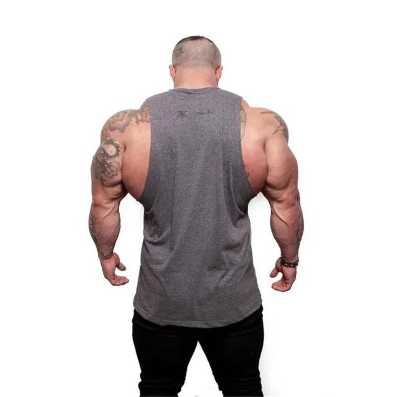 2019 новый дизайн мужские брендовые тренажерные залы без рукавов бодибилдинг