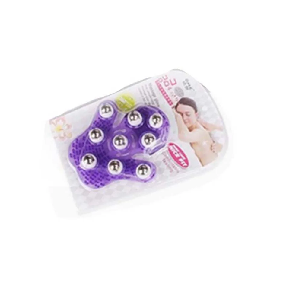 random color Roller Ball Body Relax Massager Balls Resin Steel Bead Anti-Cellulite Muscle Pain Relief Back Leg Neck Massage Tools RJ99 - Цвет: random color