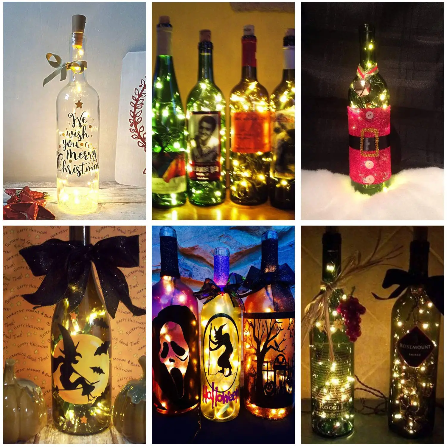 Водонепроницаемая пробка для бутылки светодиодный ночник винная бутылка струна