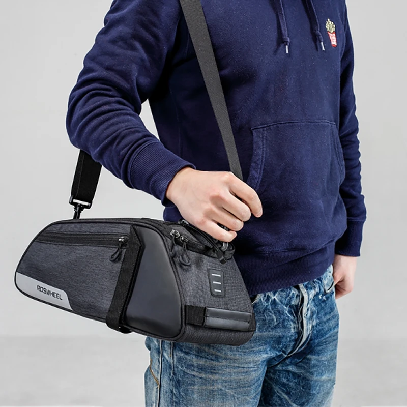 2018 ROSWHEEL 10L MTB велосипедная Сумка сумка для багажника на плечо ручные велосипедные