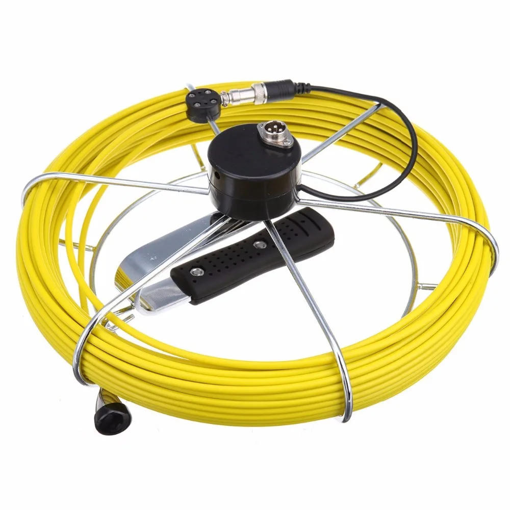 sewer pipe inspection camera  29mm self level waterproof camera inspection 30m/40m/50m cable with and 512hz pipe locator