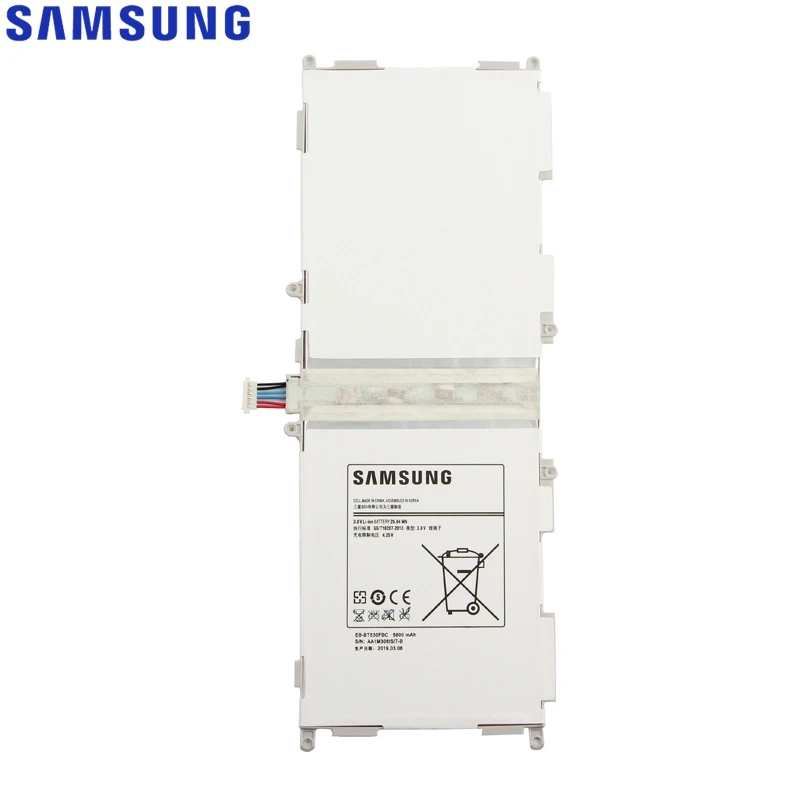 Планшет samsung Аккумулятор для Galaxy Tab4 Tab 4 SM-T530 T533 T535 T531 T537 натуральная EB-BT530FBU EB-BT530FBC/FBE 6800 мАч