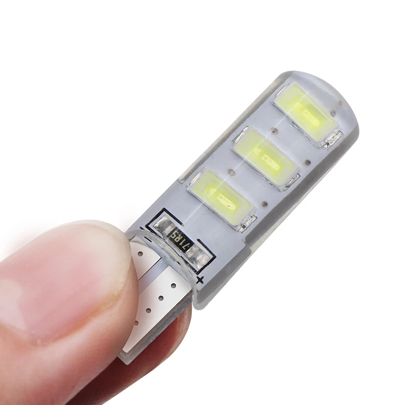10X T10 192 W5W 6 SMD 5630 Светодиодный силикагель Водонепроницаемый Клин светильник 6SMD 5730