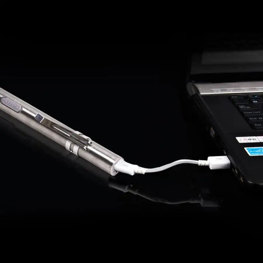 2017 портативный USB Перезаряжаемый светодиодный фонарик водонепроницаемый брелок