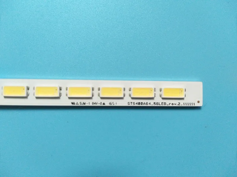 Светодиодная лента 493 мм для подсветки STS400A64 LJ64-03514A 2012SGS40 7030L 56 REV 1 0 LJ64-03501A STS400A75 40-LEFT