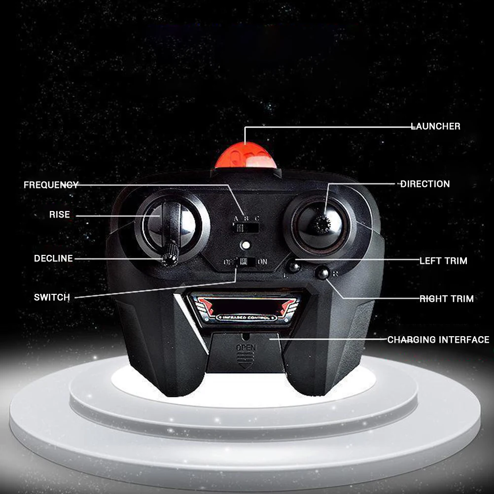 Вертолет на радиоуправлении 3.5CH со светодиодсветильник кой ударопрочный модель