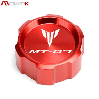 Rear Red Для Yamaha MT 07 mt07 FZ07 FZ 07 Tracer 700 Мотоцикл с ЧПУ Передняя и задняя Тормозная жидкость Cilinder мастер Крышка Резервуара - Цвет: Rear Red