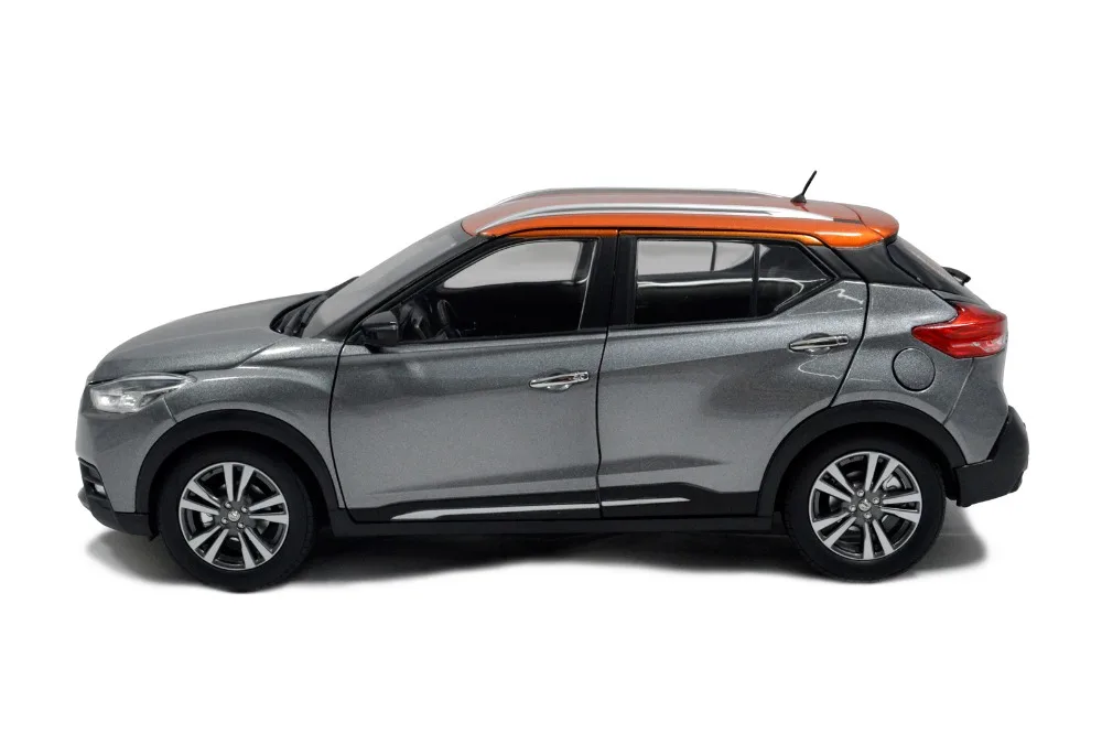 Paudi 1/18 1:18 1 18 масштаб Nissan Kicks 2017 серая литая Миниатюрная модель автомобиля