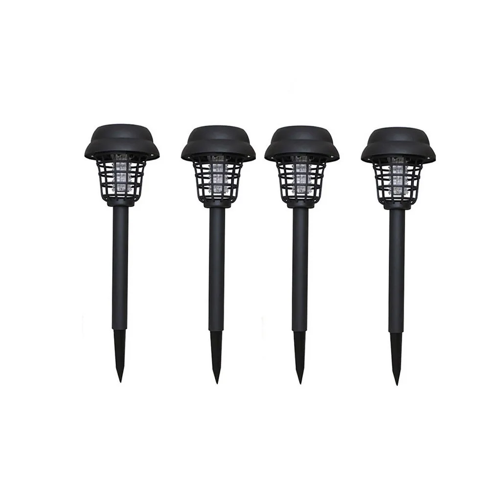 4PC Mosquito Killer Lamps Solar Powered Path Light LED Pest Bug Zapper Insect Lamp Garden Lampe*5 | Лампы и освещение