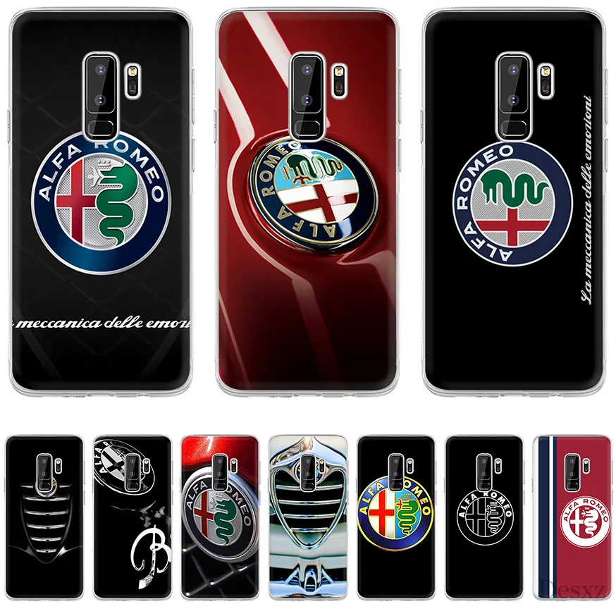 Чехол с логотипом Desxz Alfa Romeo для Samsung GALAXY J3 J1 J2 J5 J6 J7 Prime жесткий защитный