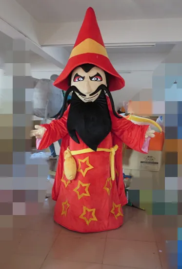

High quality Wizard Mascot Costume for Halloween party event